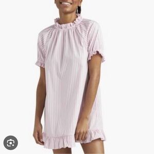 RARE! Hill House Home Katherine Mini Dress in Bubblegum Stripe XS